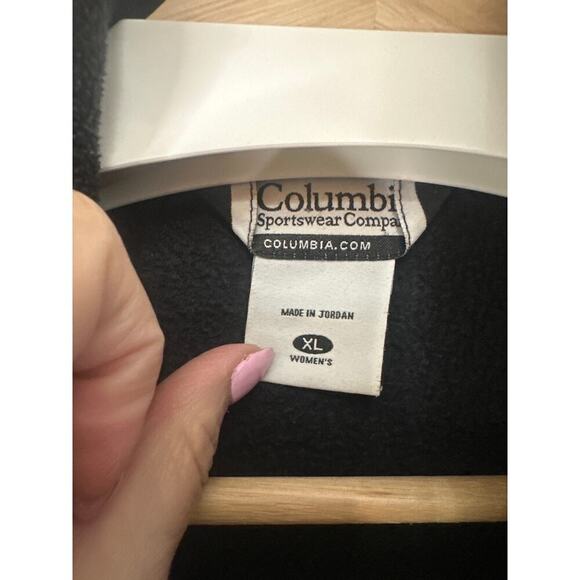 Columbia Fleece Vest, Womens XLarge, black - Picture 3 of 5